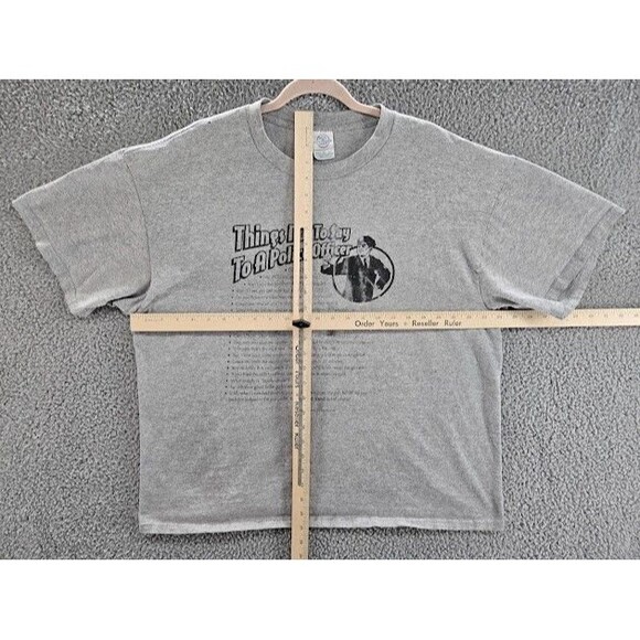 Vintage Things Not to Say to Police Officer Shirt Mens XL Spencers Joke Y2K - Picture 6 of 6